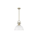 Golden Lighting 3604-L Duncan 1 Light Pendant with Rod - Crescent Harbor