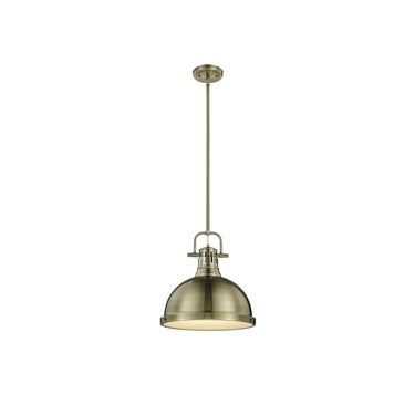 Golden Lighting 3604-L Duncan 1 Light Pendant with Rod - Crescent Harbor