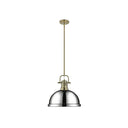 Golden Lighting 3604-L Duncan 1 Light Pendant with Rod - Crescent Harbor