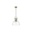 Golden Lighting 3604-L Duncan 1 Light Pendant with Rod - Crescent Harbor