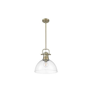 Golden Lighting 3604-L Duncan 1 Light Pendant with Rod - Crescent Harbor