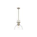 Golden Lighting 3604-L Duncan 1 Light Pendant with Rod - Crescent Harbor