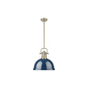 Golden Lighting 3604-L Duncan 1 Light Pendant with Rod - Crescent Harbor