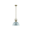 Golden Lighting 3604-L Duncan 1 Light Pendant with Rod - Crescent Harbor