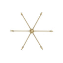 Golden Lighting 3690-6 6-Light Chandelier - Crescent Harbor