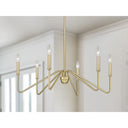Golden Lighting 3690-6 6-Light Chandelier - Crescent Harbor