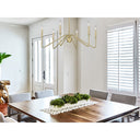 Golden Lighting 3690-6 6-Light Chandelier - Crescent Harbor