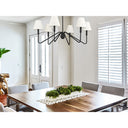 Golden Lighting 3690-6 6-Light Chandelier - Crescent Harbor