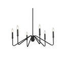 Golden Lighting 3690-6 6-Light Chandelier - Crescent Harbor