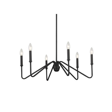Golden Lighting 3690-6 6-Light Chandelier - Crescent Harbor