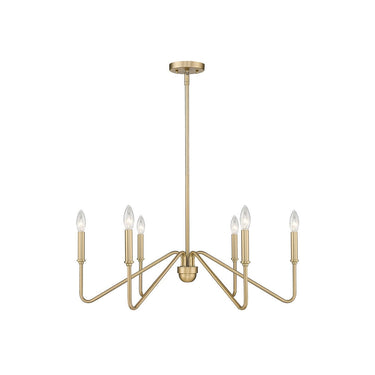 Golden Lighting 3690-6 6-Light Chandelier - Crescent Harbor