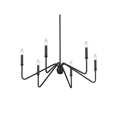 Golden Lighting 3690-6 6-Light Chandelier - Crescent Harbor