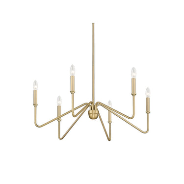 Golden Lighting 3690-6 6-Light Chandelier - Crescent Harbor