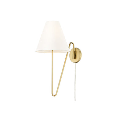 Golden Lighting 3690-A1W NB-IL 1 Light Swing Arm - Crescent Harbor