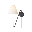 Golden Lighting 3690-A1W NB-IL 1 Light Swing Arm - Crescent Harbor
