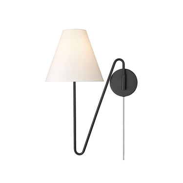 Golden Lighting 3690-A1W NB-IL 1 Light Swing Arm - Crescent Harbor