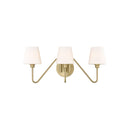 Golden Lighting 3690-BA3 3-Light Vanity Light - Crescent Harbor