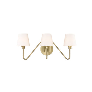 Golden Lighting 3690-BA3 3-Light Vanity Light - Crescent Harbor