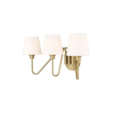 Golden Lighting 3690-BA3 3-Light Vanity Light - Crescent Harbor