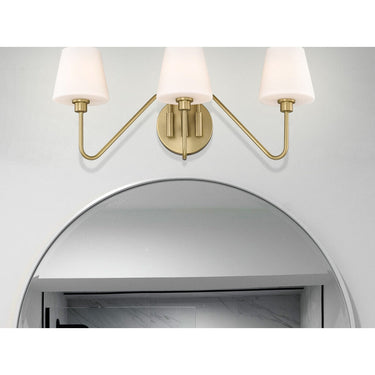 Golden Lighting 3690-BA3 3-Light Vanity Light - Crescent Harbor