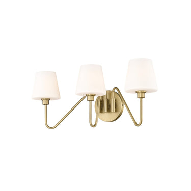 Golden Lighting 3690-BA3 3-Light Vanity Light - Crescent Harbor
