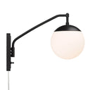 Golden Lighting 3699-A1W 1 Light Articulating Wall Sconce - Crescent Harbor