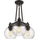 Golden Lighting 4855-SF RBZ-SD Semi-Flush - Crescent Harbor