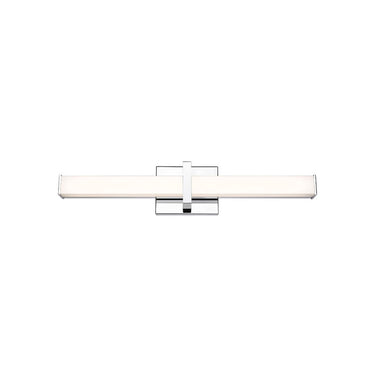 Golden Lighting 5623-B24 BLK-OP Elon 24" LED Bath Bar in Matte Black with Opal Glass - Crescent Harbor