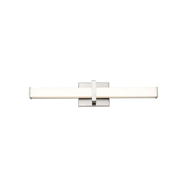 Golden Lighting 5623-B24 BLK-OP Elon 24" LED Bath Bar in Matte Black with Opal Glass - Crescent Harbor