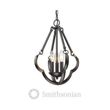 Golden Lighting 5926-SF ABZ Saxon Semi Flush Convertible - Crescent Harbor