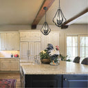 Golden Lighting 5926-SF ABZ Saxon Semi Flush Convertible - Crescent Harbor