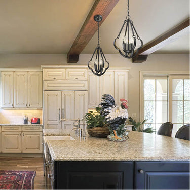 Golden Lighting 5926-SF ABZ Saxon Semi Flush Convertible - Crescent Harbor