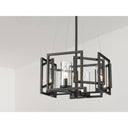 Golden Lighting 6068-4P Marco 4 Light Pendant in Clear Glass - Crescent Harbor