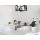 Golden Lighting 6068-4P Marco 4 Light Pendant in Clear Glass - Crescent Harbor