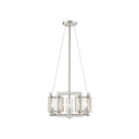 Golden Lighting 6068-4P Marco 4 Light Pendant in Clear Glass - Crescent Harbor
