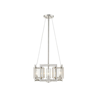 Golden Lighting 6068-4P Marco 4 Light Pendant in Clear Glass - Crescent Harbor