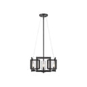 Golden Lighting 6068-4P Marco 4 Light Pendant in Clear Glass - Crescent Harbor