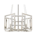 Golden Lighting 6068-4P Marco 4 Light Pendant in Clear Glass - Crescent Harbor