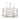 Golden Lighting 6068-4P Marco 4 Light Pendant in Clear Glass - Crescent Harbor