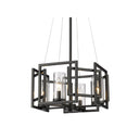 Golden Lighting 6068-4P Marco 4 Light Pendant in Clear Glass - Crescent Harbor