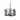 Golden Lighting 6068-4P Marco 4 Light Pendant in Clear Glass - Crescent Harbor