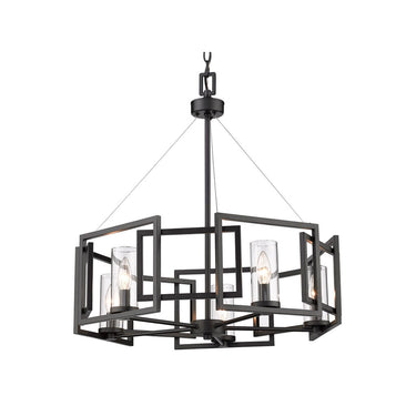 Golden Lighting 6068-5 Marco 5 Light Chandelier - Crescent Harbor