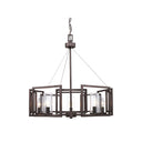 Golden Lighting 6068-5 Marco 5 Light Chandelier - Crescent Harbor