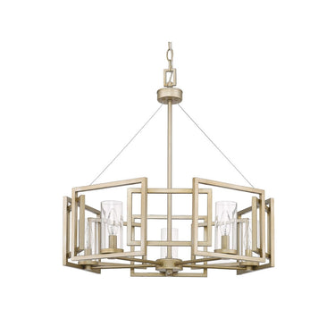 Golden Lighting 6068-5 Marco 5 Light Chandelier - Crescent Harbor