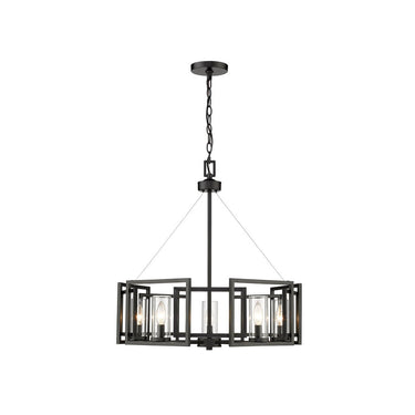 Golden Lighting 6068-5 Marco 5 Light Chandelier - Crescent Harbor