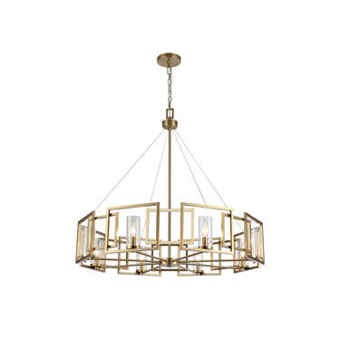 Golden Lighting 6068-8 Marco 8 Light Chandelier - Crescent Harbor