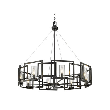 Golden Lighting 6068-8 Marco 8 Light Chandelier - Crescent Harbor