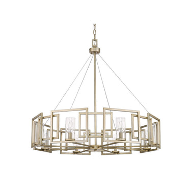 Golden Lighting 6068-8 Marco 8 Light Chandelier - Crescent Harbor