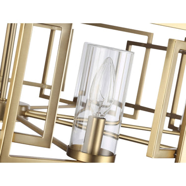 Golden Lighting 6068-8 Marco 8 Light Chandelier - Crescent Harbor
