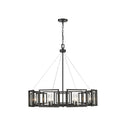 Golden Lighting 6068-8 Marco 8 Light Chandelier - Crescent Harbor